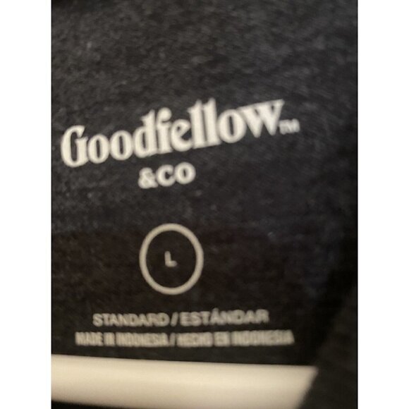 Goodfellow Mens Polo Shirt Size Large Railroad Gray Collared Short Sleeve New - Picture 5 of 15